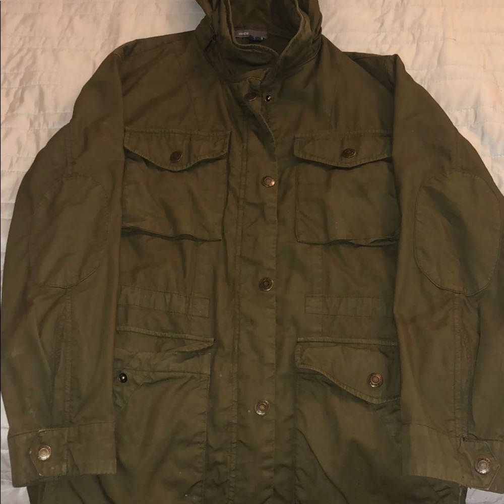 Vince Oversized Military Cargo Jacket